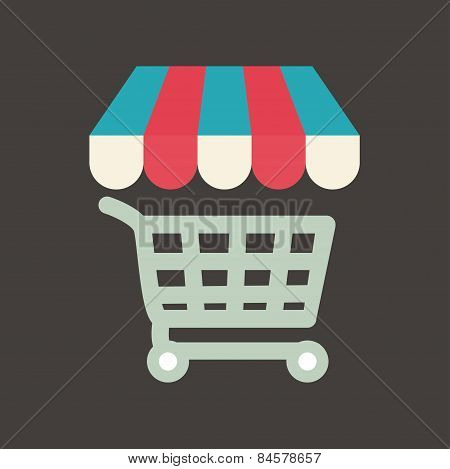 Shopping design, vector illustration.