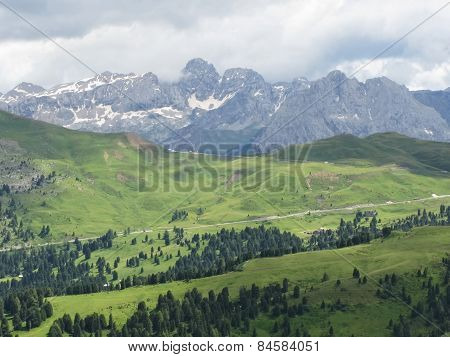 Panoramic Mountain View