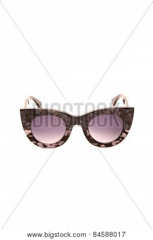 Retro Sunglasses On A White Background
