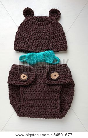 handmade crochet newborn costume