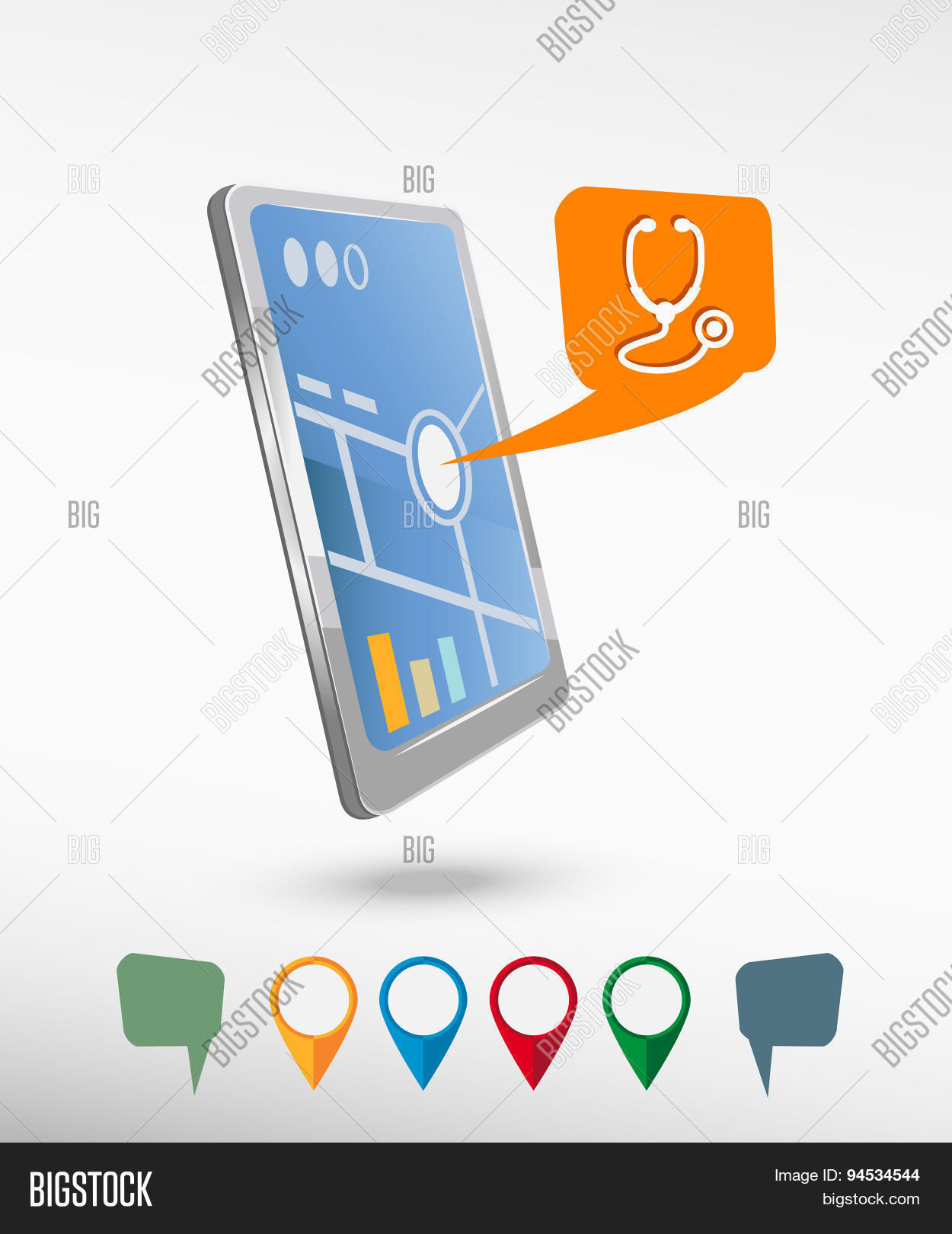 Stethoscope Icon Vector & Photo (Free Trial) Bigstock
