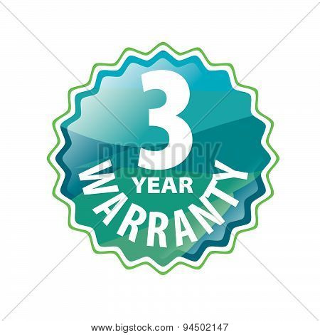 Vector Logo Stamped 3-year Warranty