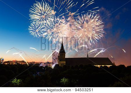 Fireworks Over The Cathedral Of Kant