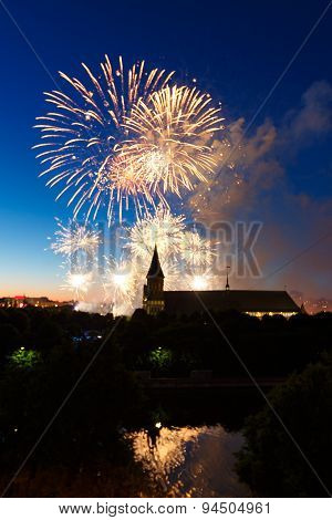 Fireworks Over The Cathedral Of Kant
