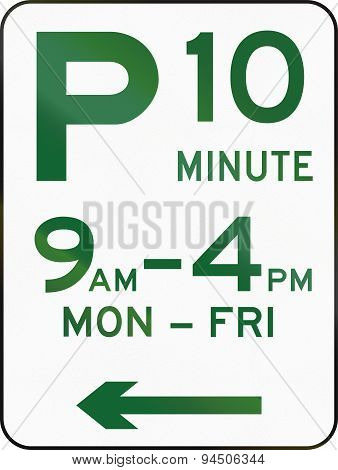 Ten Minute Parking In Australia