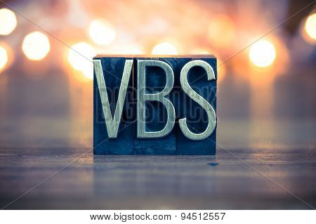 Vbs Concept Metal Letterpress Type
