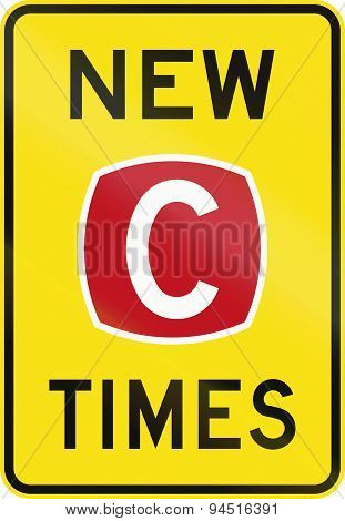 New Clearway Times In Australia