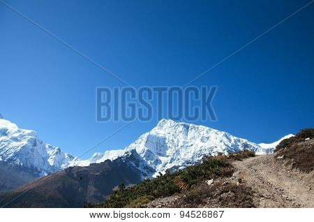 The Himalaya mountain peaks