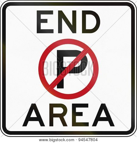 End No Parking Area In Australia