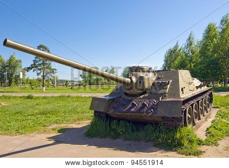 Self-propelled artillery SU-100, USSR, 1944. Tank Destroyer