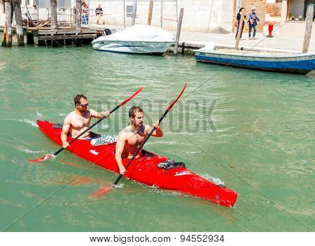 Italy. Venice. Vogalonga Regatta.