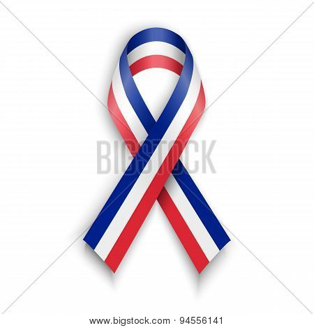 France Flag Background Vector