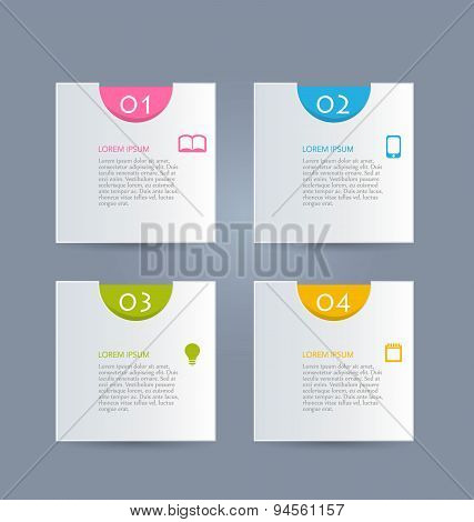 Modern infographic template