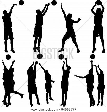 Basketball Player Vector