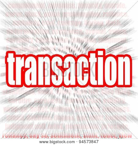 Transaction Word Cloud