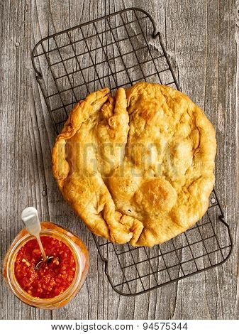 Rustic Italian Deep Fried Pizza Fritta Dough