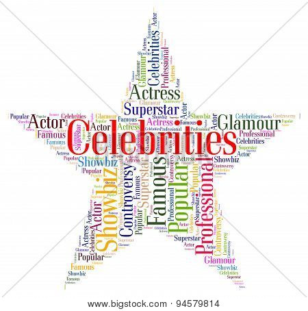 Celebrities Star Means Notorious Renowned And Celebrity