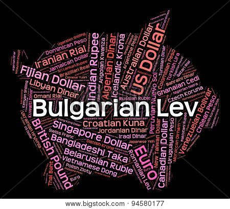 Bulgarian Lev Shows Currency Exchange And Broker