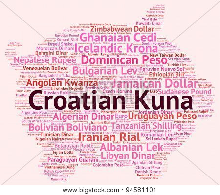 Croatian Kuna Means Foreign Exchange And Coin