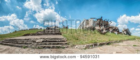 Memorial Complex On The Top Of The Saur-graves