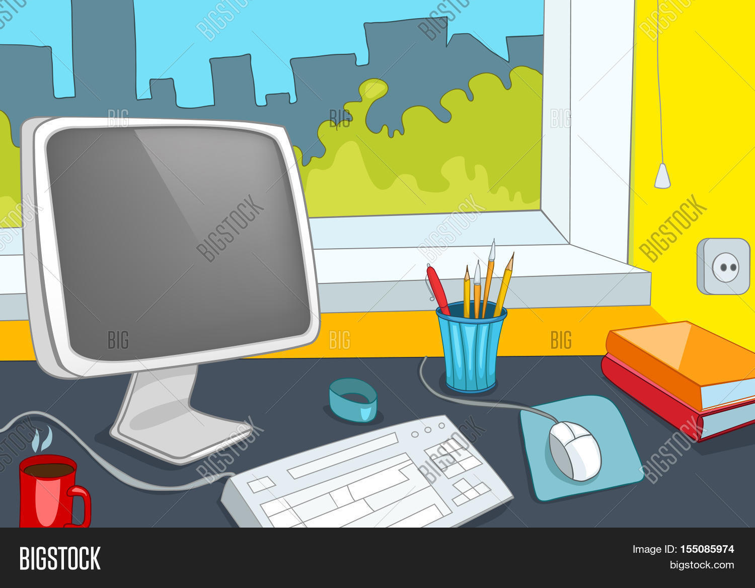 office cartoon