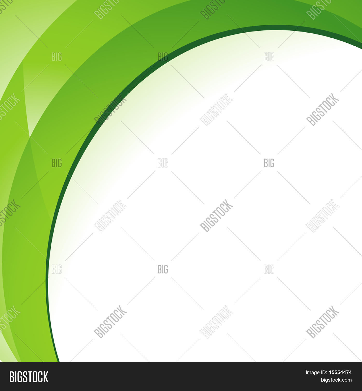 Green Abstract Wave Vector & Photo (Free Trial) | Bigstock