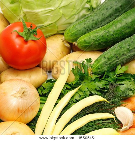 collection vegetables