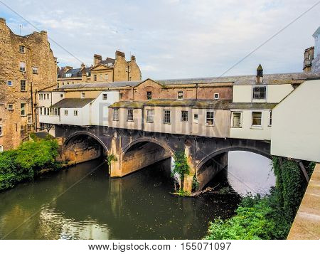 Hdr Pulteney Bridge In Bath