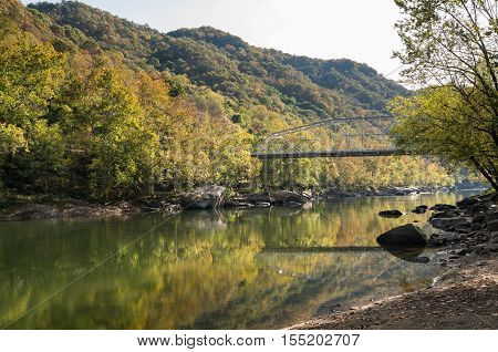 Fayette Station Bridge In West Virginia