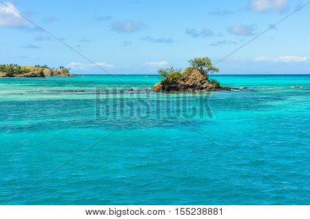 Small Island Near Nacula Island In Fiji