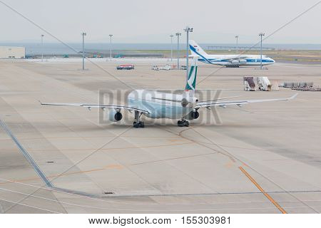 Cathay Pacific In Chubu Centrair International Airport Japan.