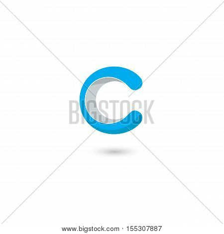 Letter C logo icon design template elements. Abstract vector elements for corporate identity emblem, label or icon