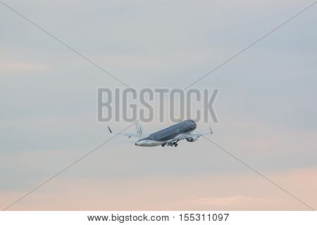Starflyer Aircraft In Chubu Centrair International Airport Japan.