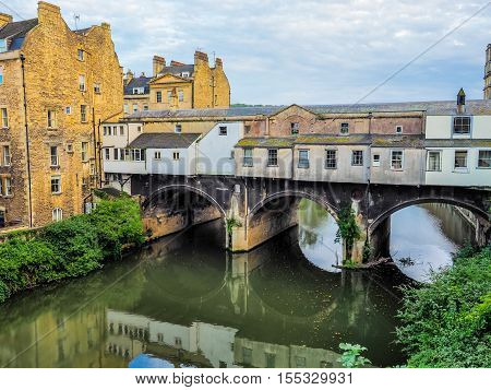 Hdr Pulteney Bridge In Bath