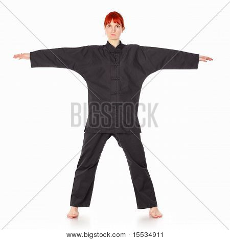 Wushu kadın Stand