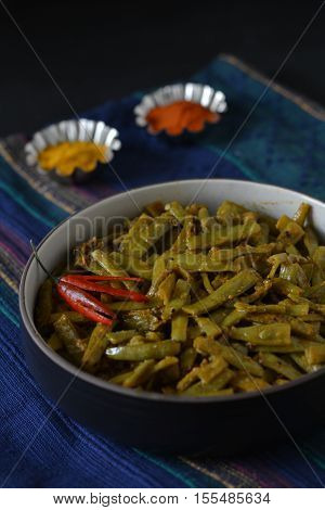 Cluster bean curry-An Indian popular side dish