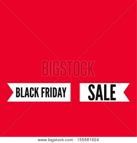 Black Friday  final, big sale. Total discounts. Markdown cheap. Template for Banner or poster, pricetag, tag. Black Friday sale inscription design. Vector illustration