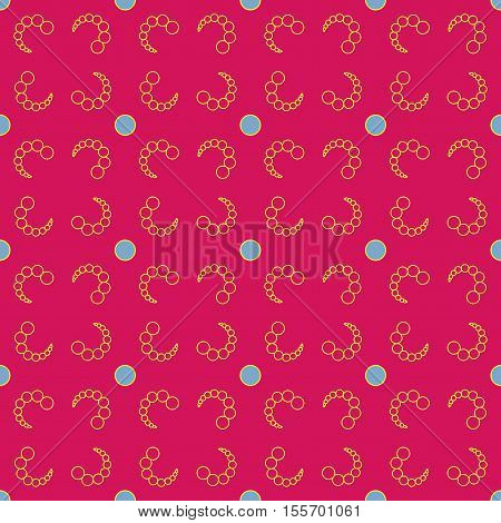 Bubbles chaotic seamless pattern. Fashion graphic background design. Modern stylish abstract texture. Colorful template for prints textiles wrapping wallpaper website etc Stock VECTOR illustration