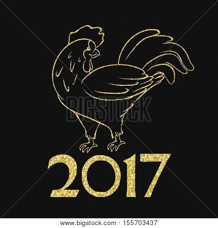 Vector Element For New Year's Design.