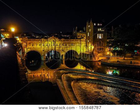Hdr Pulteney Bridge In Bath