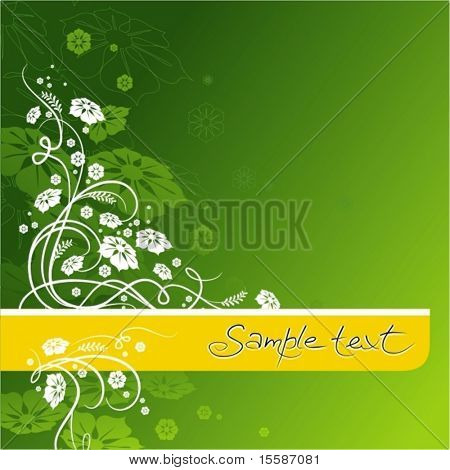 Virágos vektoros illusztráció