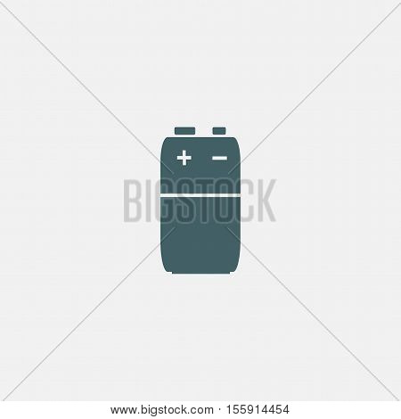 battery icon vector isolated on white background