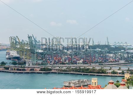 a beautiful Sandy Beach on Santosa Singapore