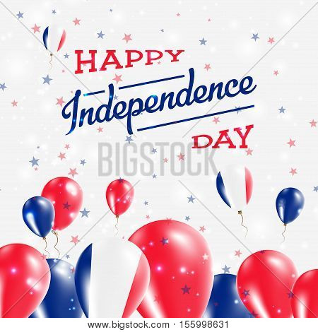 Wallis And Futuna Independence Day Patriotic Design. Balloons In National Colors Of The Country. Hap
