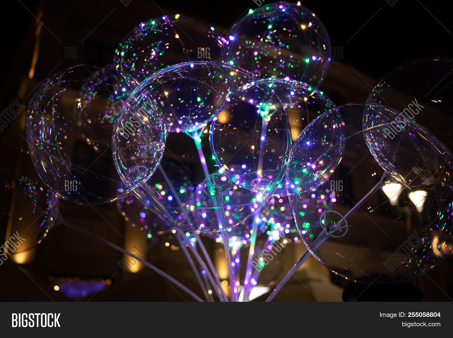 led transparent image photo