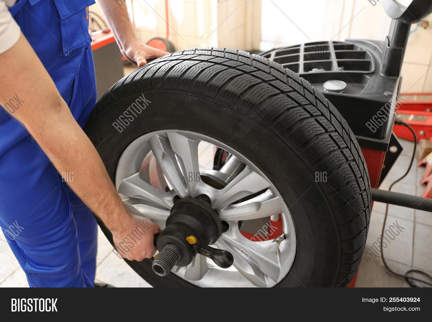 Mechanic Balancing Image & Photo (Free Trial) Bigstock