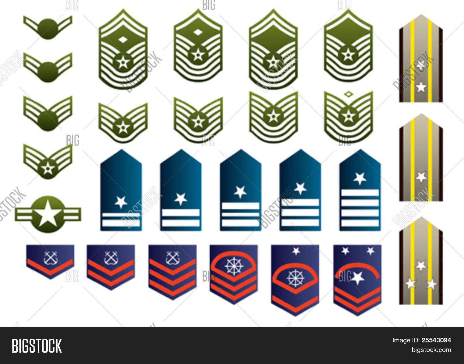 Military Insignia Vector & Photo (Free Trial) | Bigstock