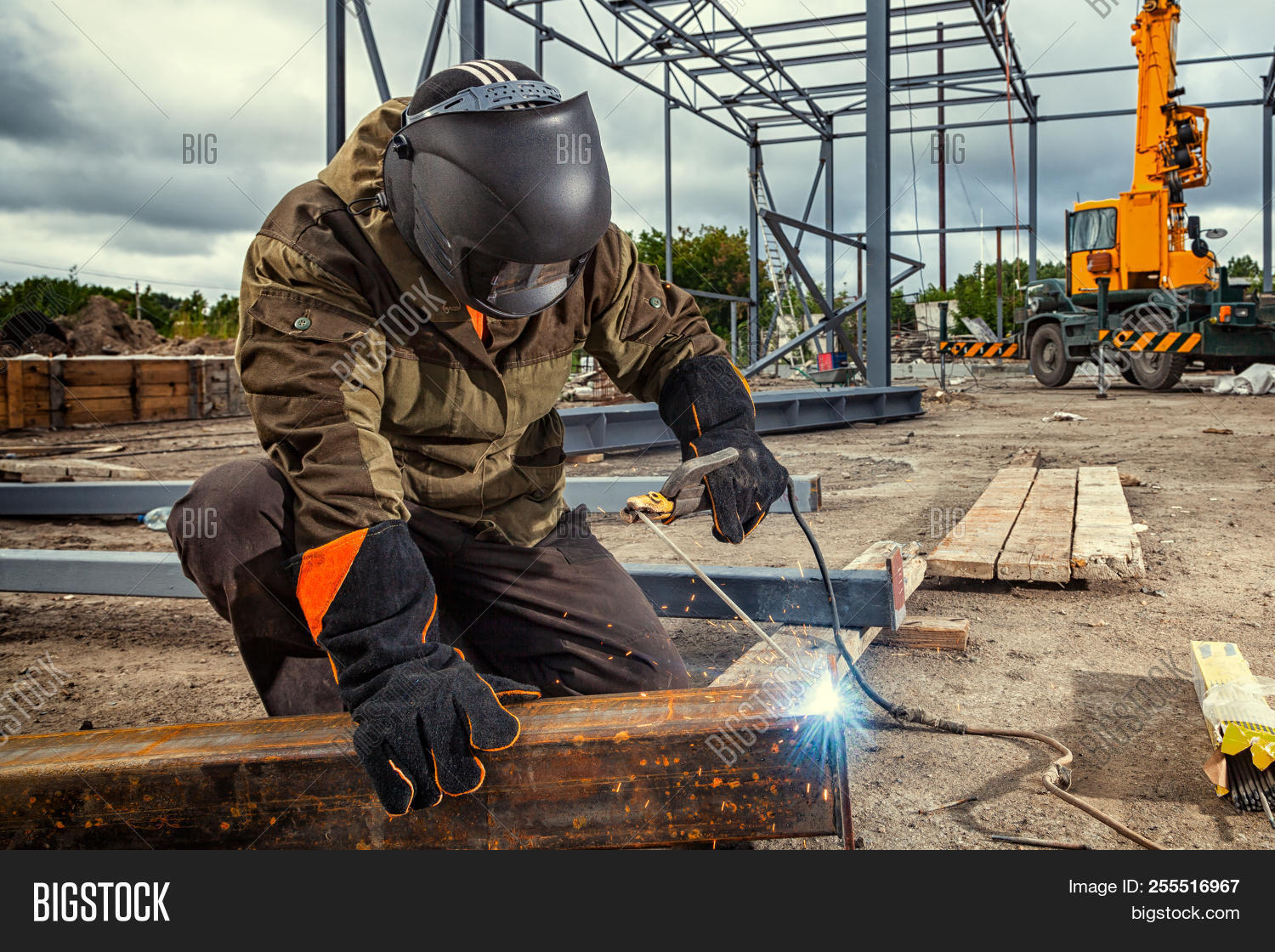 Young Man Welder Brown Image & Photo (Free Trial) Bigstock