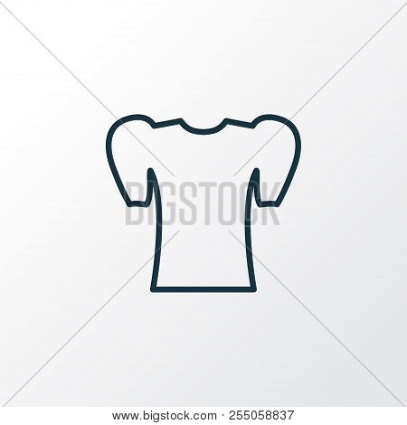 Puffed Sleeve Icon Line Symbol. Premium Quality Isolated Shirt Element In Trendy Style.