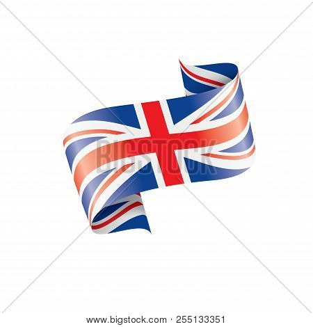 United Kingdom Flag, Vector Illustration On A White Background